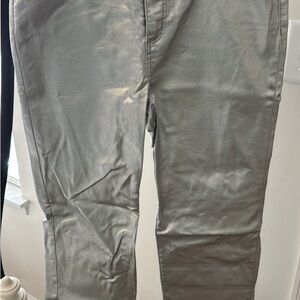 LOFT Women's Silver Straight Leg Pants